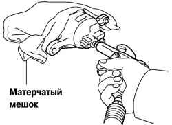 Извлечение поршня из цилиндра