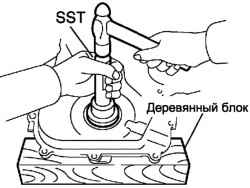 Запрессовка нового сальника