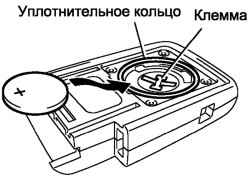 Правильность установки элемента питания